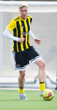 IFK Hässleholms Hampus Frick Salheden i matchen mellan IFK