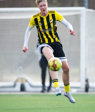 IFK Hässleholms Hampus Frick Salheden i matchen mellan IFK