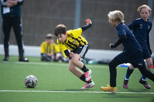 i matchen mellan pojkar födda 2014, U11, mellan IFK