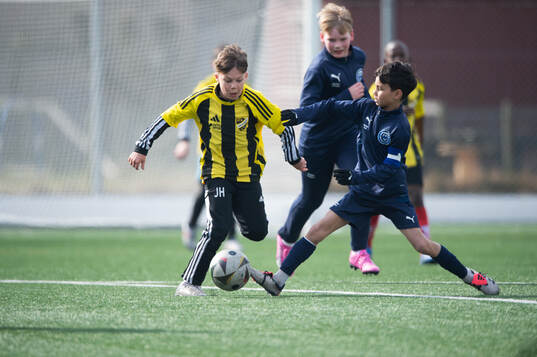 i matchen mellan pojkar födda 2014, U11, mellan IFK