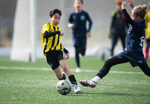 i matchen mellan pojkar födda 2014, U11, mellan IFK