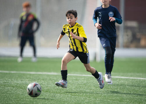 i matchen mellan pojkar födda 2014, U11, mellan IFK