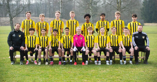 IFK Hässleholm, lagbild och porträttbilder, U14, i