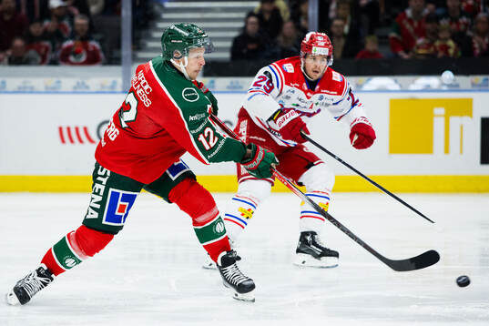 Frölundas Max Friberg och Timrås Filip Hållander