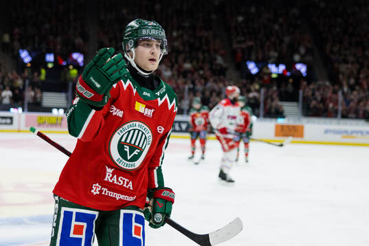 Frölundas Jacob Peterson jublar