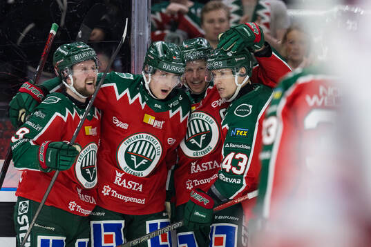 Frölundas Jacob Peterson jublar