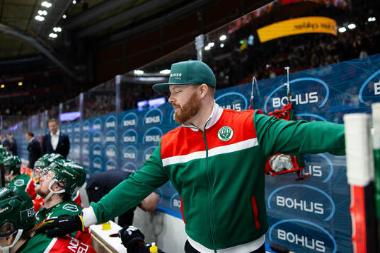 Frölundas materialförvaltare Andy Fagerström