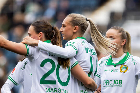 Hammarbys Ellen Wangerheim jublar