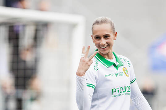Hammarbys Ellen Wangerheim jublar