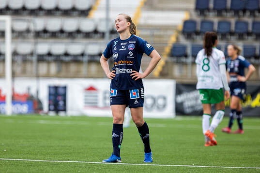 Linköpings Noor Eckhoff deppar