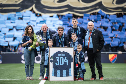Djurgårdens sportchef Bosse Andersson när Haris Radetinac
