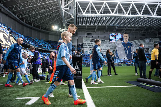 Malmö FFs Anders Christiansen gör entré