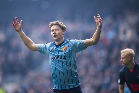 Djurgårdens Patric Åslund reagerar