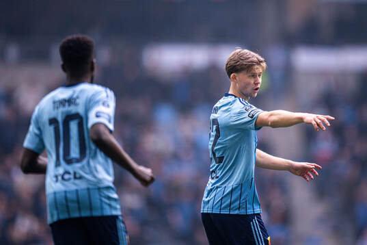 Djurgårdens Tokmac Nguen och Patric Åslund