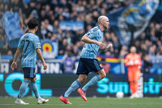 Djurgårdens Keita Kosugi och Marcus Danielson