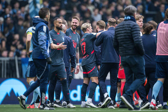 Malmö FFs Pontus Jansson jublar