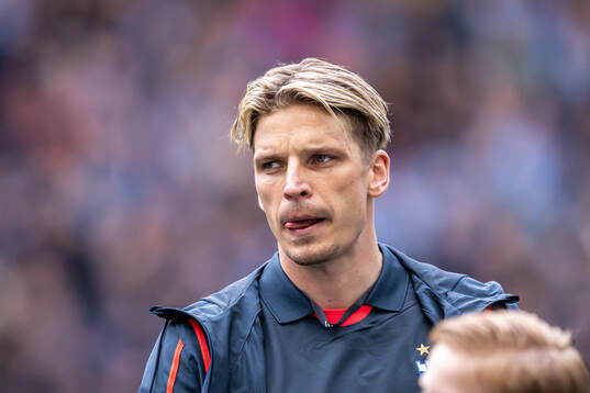 Malmö FFs Colin Rösler vid line up