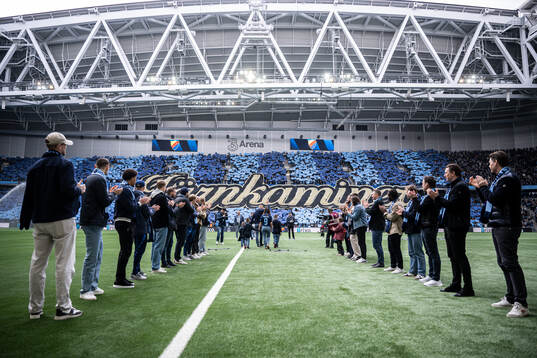 Djurgårdens tidigare spelare Haris Radetinac vid sin