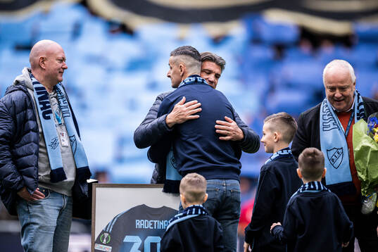Djurgårdens sportchef Bossse Anderrsson och Djurgårdens