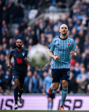 Malmö FFs Isaac Thelin och Djurgårdens Marcus Danielson