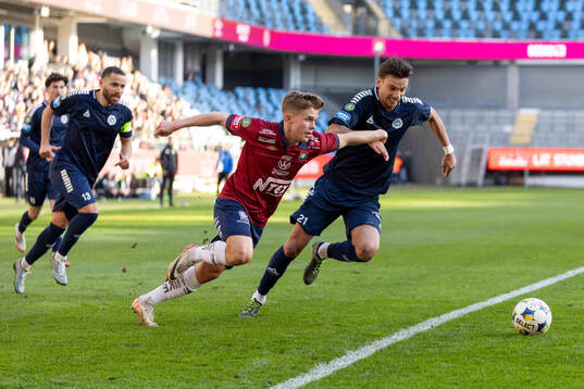 Örgrytes Isak Dahlqvist och Utsiktens Kevin Rodeblad Lowe