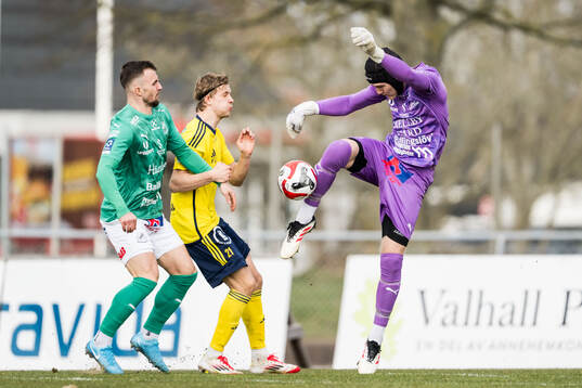 Hässleholms målvakt Liam Bengtsson