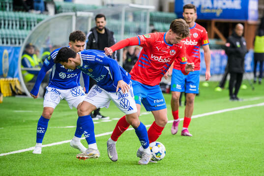 GIF Sundsvalls Alexandros Pantelidis och Helsingborgs Lukas