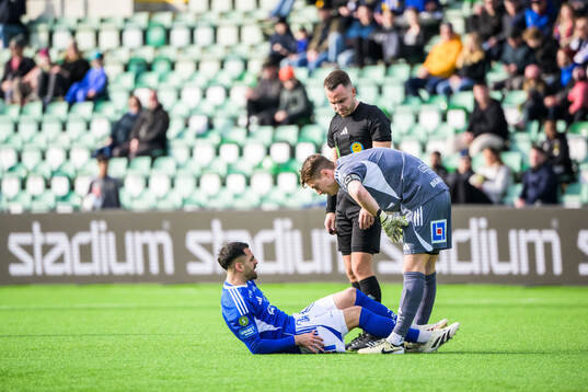 GIF Sundsvalls Samuel Asoma och målvakt Jonas Olsson