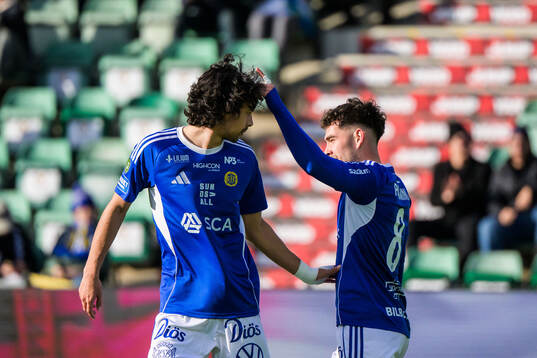 GIF Sundsvalls Marc Manchon jublar