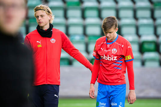 Helsingborgs Adrian Svanbäck deppar