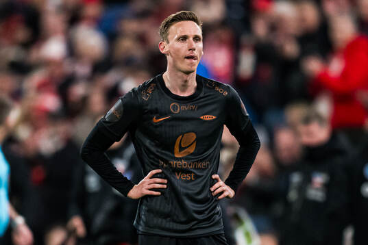 Joachim Soltvedt of Brann looks dejected