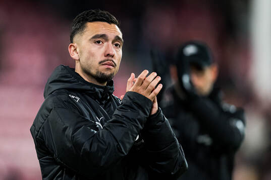 Niklas Castro of Brann looks dejected