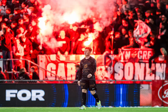 Eggert Aron Gudmundsson of Brann looks dejected