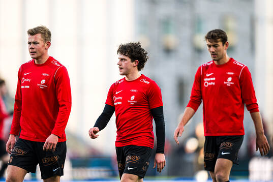 Aune Heggebø, Denzel De Roeve and Fredrik Pallesen Knudsen