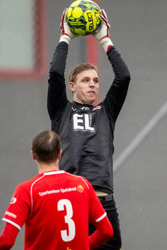 Bergdalens IKs målvakt Hampus Falk