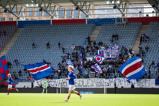 Spectators in the stands