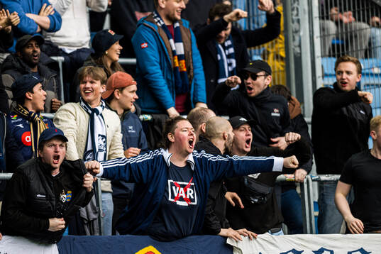Spectators in the stands
