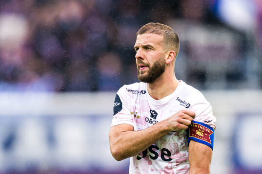 Zlatko Tripic of Viking looks dejected