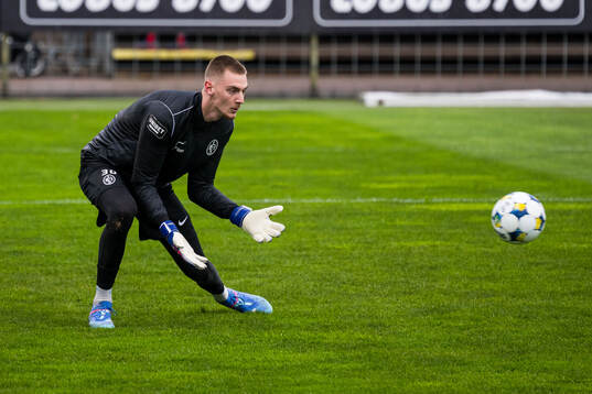 Landskronas målvakt Marcus Pettersson