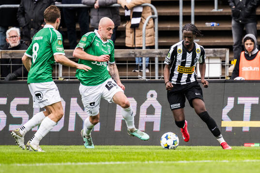 Brages Anton Lundin och Landskronas Max'Med Mohamed