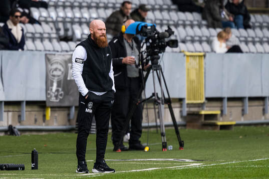 Landskronas tränare Max Mölder