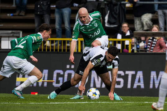 Brages Cesar Weilid och Anton Lundin och Landskronas Edi