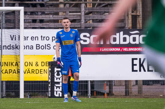 Landskronas målvakt Marcus Pettersson