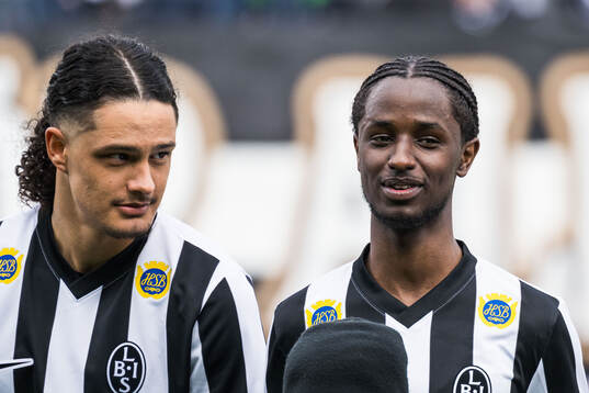 Landskronas André Alvarez Perez och Max'Med Mohamed