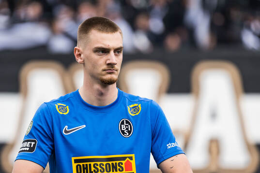 Landskronas målvakt Marcus Pettersson