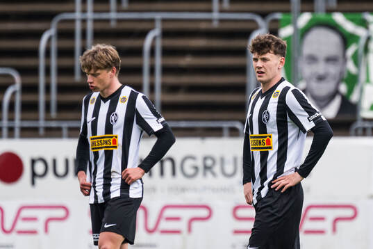 Landskronas Gustaf Bruzelius och Max Nilsson deppar