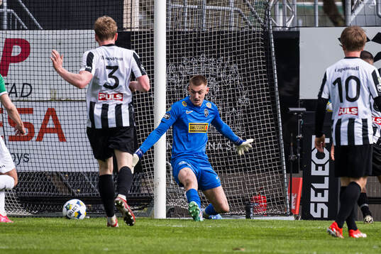 Landskronas målvakt Marcus Pettersson