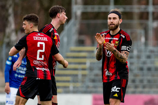 Östersunds Ali Suljic jublar