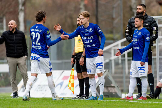 Trelleborgs Fredrik Martinsson och Oskar Ruuska