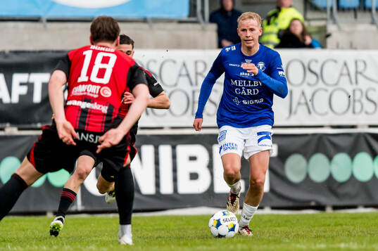 Trelleborgs Jakob Andersson och Östersunds Philip Bonde